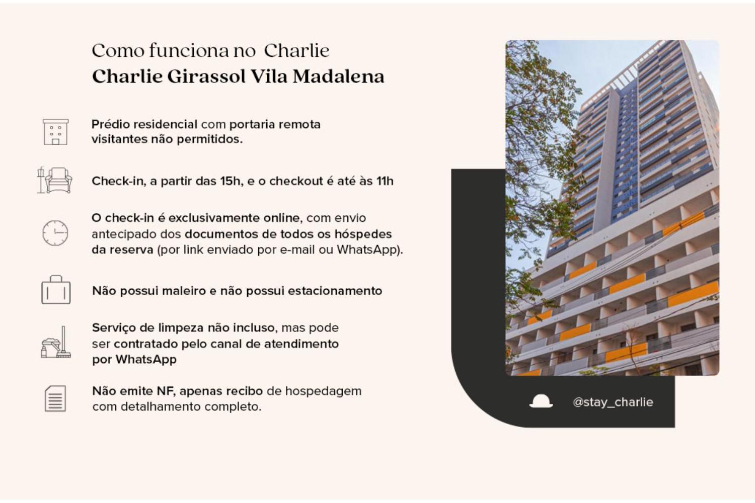 סאו פאולו Charlie Girassol Vila Madalena מראה חיצוני תמונה